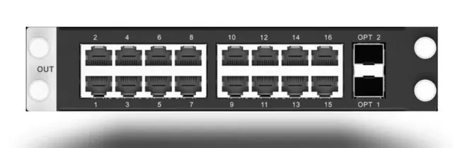 Novastar H_16xRJ45+2xFiber sending card 