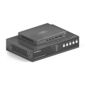 PureTools USB-C KVM Switcher 5x2HDBaseT, Multiview, Dante