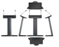MAXHUB All-in-one Smart Lectern 22"" display, Mic and WIN. Compiuter