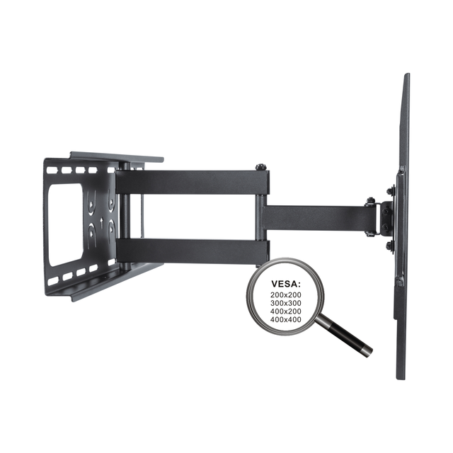 Puremount Wallmount Svingarm VESA 400x400, 50kg 42-55" 