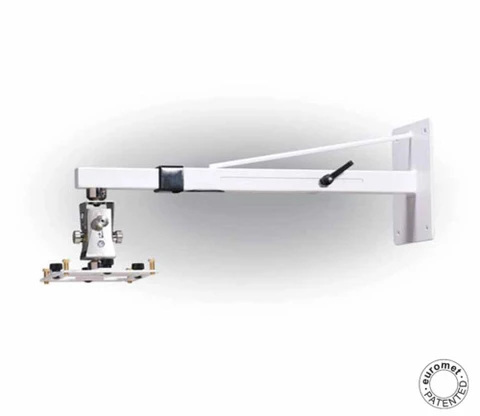 Euromet veggfeste projektor Maxi Hvit, 90-150cm ink. Arakno! 