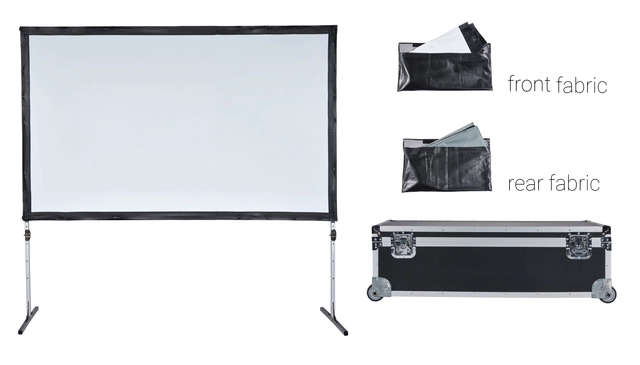 Screenline Mekano Fast Fold 16:10 600x375 279" inkl kasse og 2 duker 
