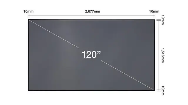 Epson ELPSC36 ALR lerret for UST laser 2657 x 1496 mm, 120'', 16:9 