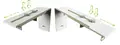 Screenline MOT avstandsbrakett 5-15cm 1. par