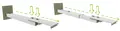 Screenline MOT avstandsbrakett 40-60cm 1 par