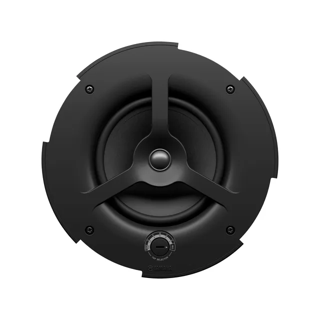 Yamaha VC6NB innfelt takhøyttaler, sort 16Ohm/100V,6",100/12W,109dB SPL,stk 