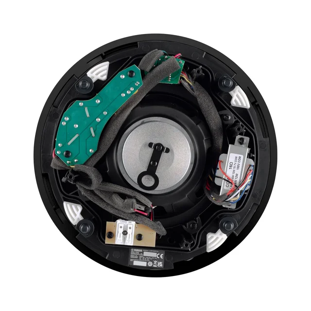 Yamaha VC6NB innfelt takhøyttaler, sort 16Ohm/100V,6",100/12W,109dB SPL,stk 