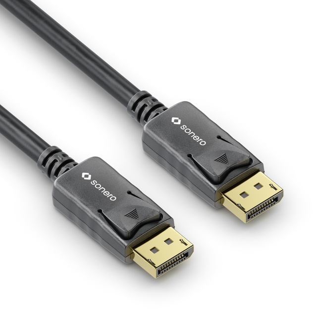 Sonero DisplayPort 8K kabel, 1m DP 1.4, 32.4Gbps, UHD-2 60Hz 