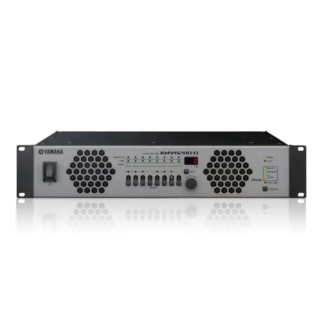 Yamaha effektforsterker.Double Power 8x250W 100V/70V. 8x280W 8O/4O. Dante 