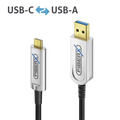 FiberX Serie - USB 3.1 Fiber Optic cable USB-A to USB-C - 15m