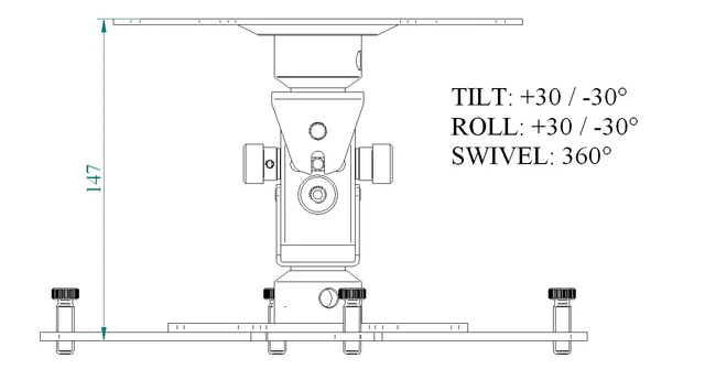 Euromet Arakno universal maks 20kg svart 