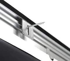 KingPin rammesp. lerret 16:10 200x125 93" semsket sort kant