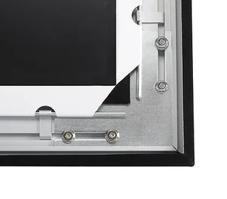 KingPinrammesp. lerret 16:9 230x129,4cm 104" semsket sort kan 