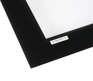 KingPinrammesp. lerret 16:9 230x129,4cm 104" semsket sort kan 